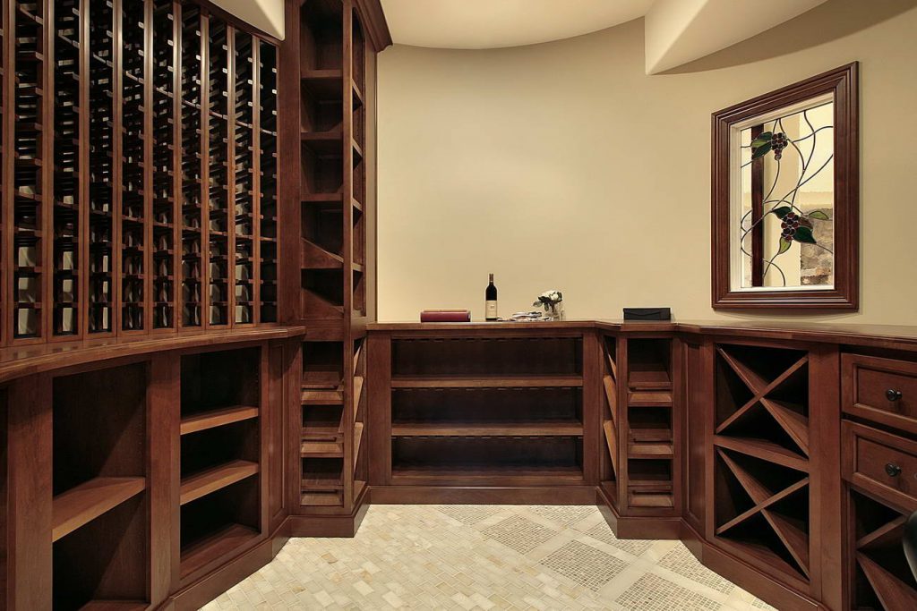 wine room basement image by Maple Reno